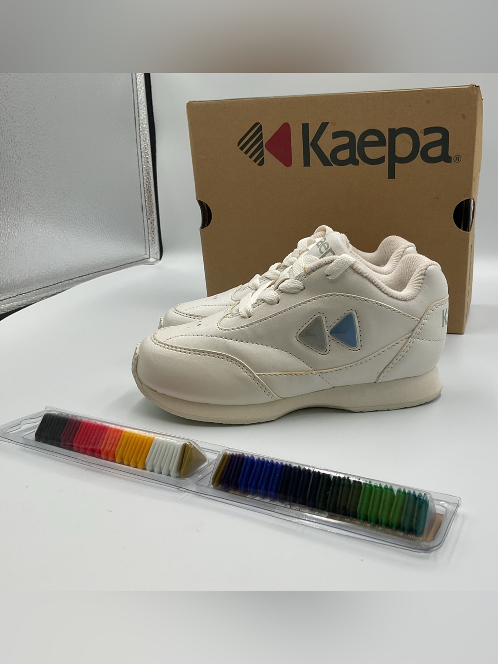 Kaepa Liberty Cheer Shoe Customizable Color Snap in White 11 Youth Sport Sneaker